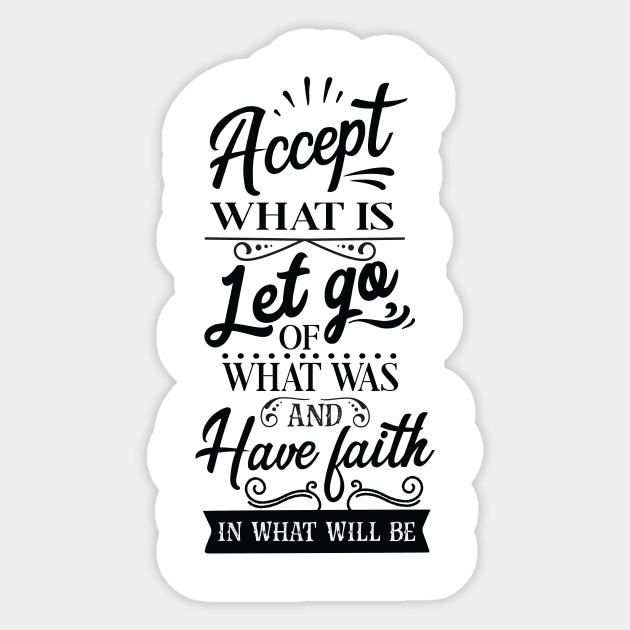 Acceptance Sticker by CANVAZSHOP